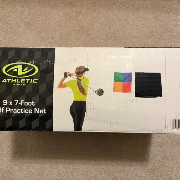 Athletic Works 9 x 7 Golf Practice Net New in Opened Box - Picture 2 of 5